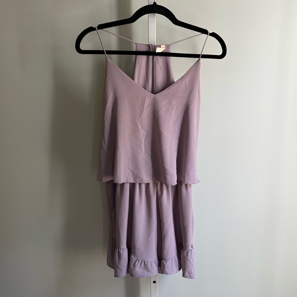 Tyche Light Purple Sleeveless Romper
